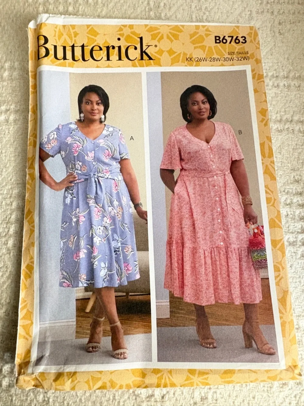Butterick Pattern B6763 KK for Women’s Dresses